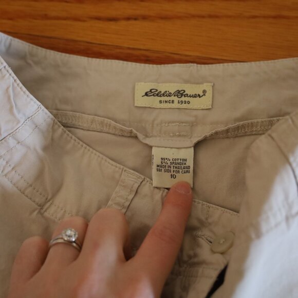Vintage Eddie Bauer Womens Shorts Size 10 fits like a modern size 6 - Picture 2 of 2